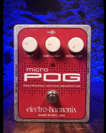 Electro-Harmonix Micro POG Polyphonic Octave Generator Pedal *USED*