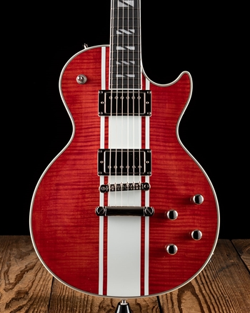 Epiphone Futura Les Paul Custom AAAA Figured Maple Top - Rally Red