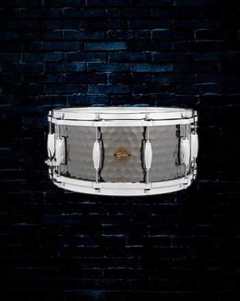 Gretsch 8"x14" Hammered Black Steel Snare Drum