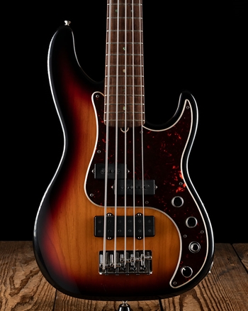 Fender 2000 American Deluxe Precision Bass V - 3-Color Sunburst *USED*