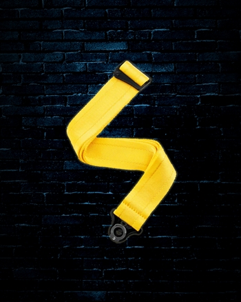 D'Addario 2" Auto Lock Nylon Guitar Strap - Mellow Yellow