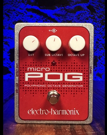 Electro-Harmonix Micro POG Polyphonic Octave Generator Pedal *USED*