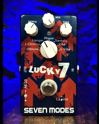 Caline Lucky 7 Seven Modes Modulation Pedal *USED*