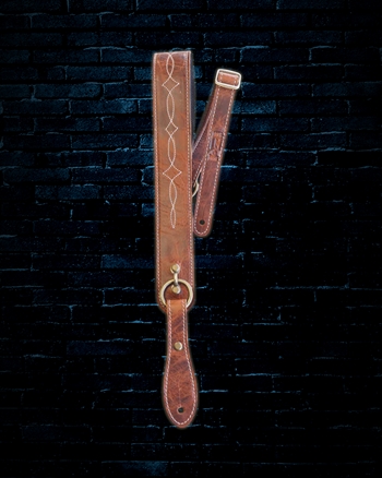 LM 2" Memphis Bison Guitar Strap - Tan