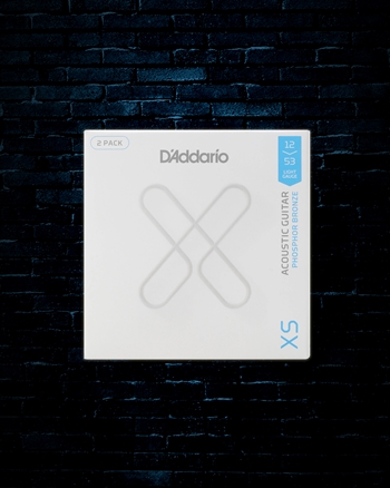D'Addario XS Phosphor Bronze Acoustic Strings (2 Pack) - Light (12-53)