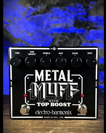 Electro-Harmonix Metal Muff with Top Boost Distortion Pedal *USED*