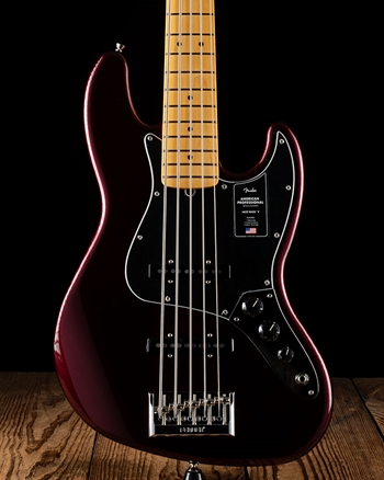 Fender American Professional Jazz Bass V - Oxblood