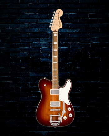 Squier Paranormal III Troublemaker Telecaster Deluxe w/Bigsby - Honey Sunburst