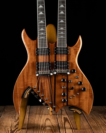 B.C. Rich Legacy Doubleneck Exotic - Natural *USED*