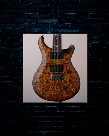 PRS Limited Edition S2 Custom 24 Poplar Burl - Black Gold Burst