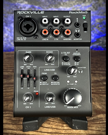 Rockville RockMix 5 - 5-Channel Mixer *USED*
