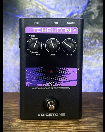 TC Helicon VoiceTone X1 Vocal Effects Pedal *USED*