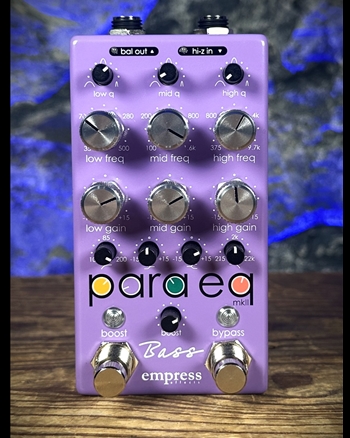 Empress Bass ParaEq Pedal *USED*