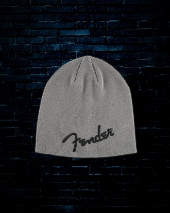 Fender Logo Beanie - Charcoal Heather Gray