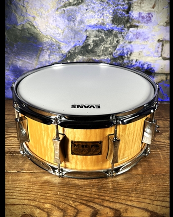 Pork Pie 6.5"x14" Curly Maple Snare Drum *USED*