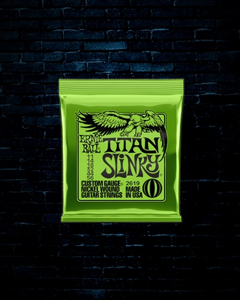 Ernie Ball 2619 Nickel Wound Electric Guitar Strings - Titan Slinky (11-56)