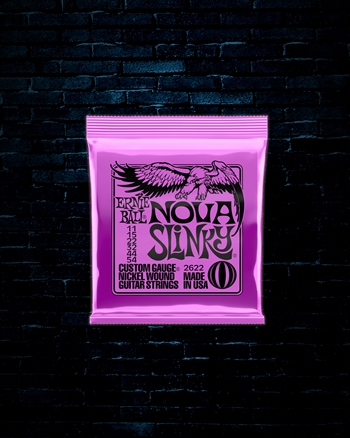Ernie Ball 2622 Nickel Wound Electric Guitar Strings - Nova Slinky (11-54)