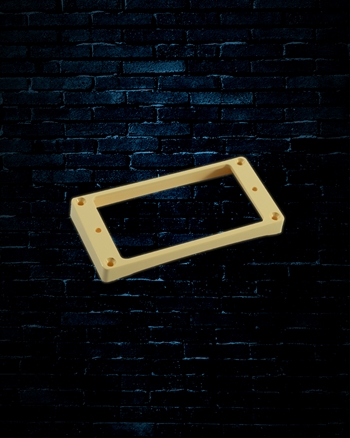 WD Plastic Vintage Archtop Humbucker Pickup High Mounting Ring - Cream