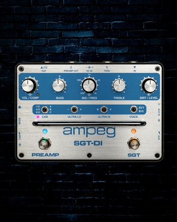 Ampeg SGT-DI Blue Line Anniversary Edition Bass Preamp & DI Pedal