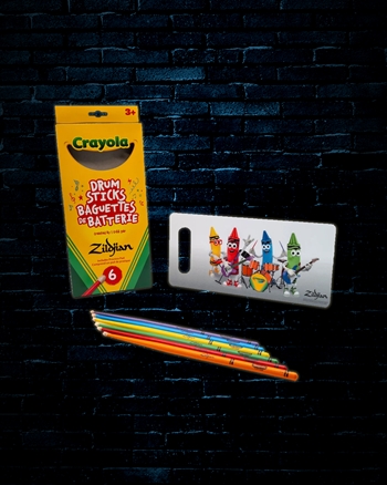 Zildjian x Crayola Kids Drumstick Pack & Pad