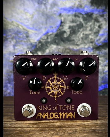 Analog Man King Of Tone V4 Overdrive Pedal *USED*
