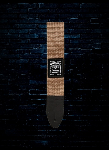 Jack Daniels Tennessee Guitar Strap - Brown