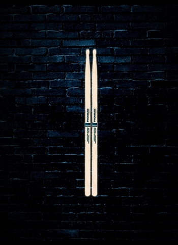 Promark TXR2BW Hickory 2B "The Natural" Wood Tip Drumsticks