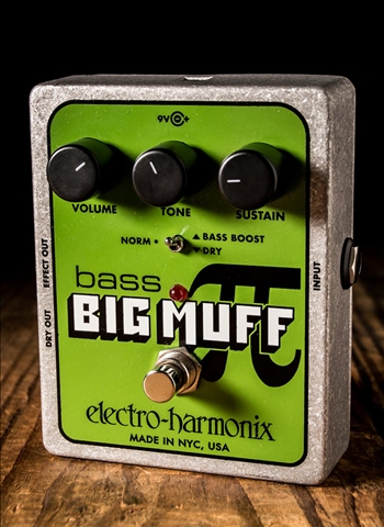 Electro-Harmonix Bass Big Muff Pi Distortion/Sustainer Pedal