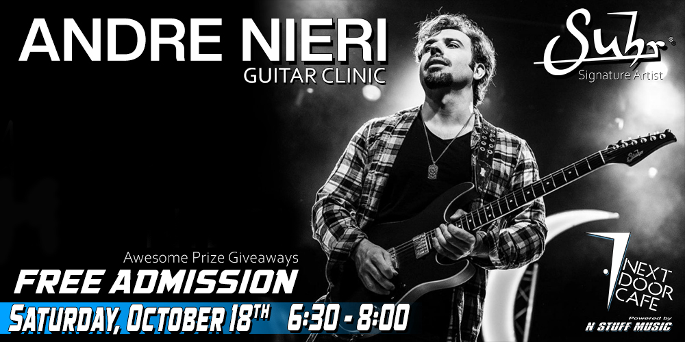 Andre Nieri Is Coming To N Stuff!