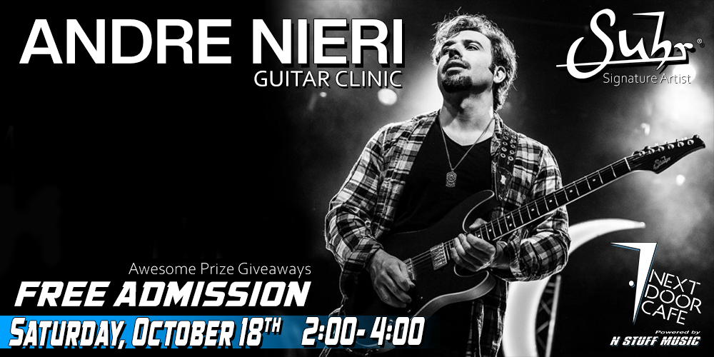 Andre Nieri Is Coming To N Stuff!