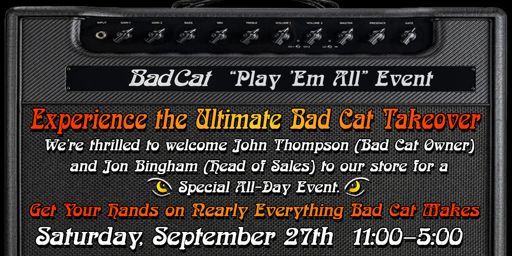 Bad Cat Play Em All Event!