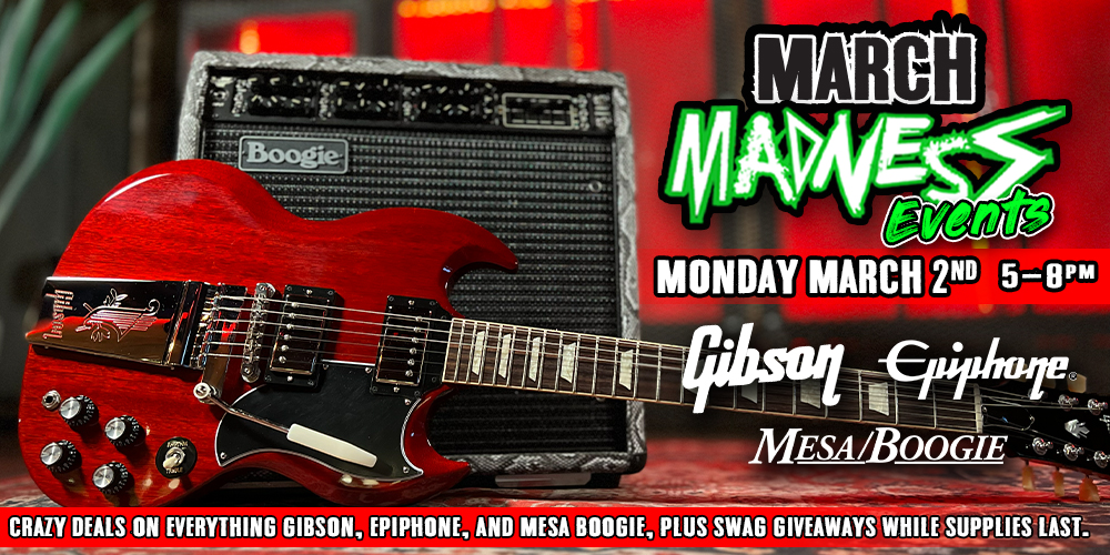Gibson/Epiphone/Mesa Boogie Vendor Day!