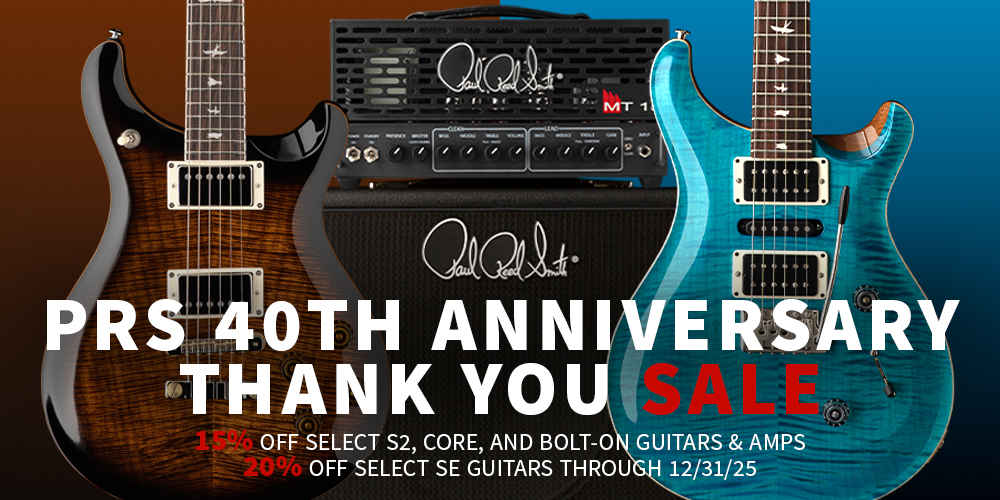 PRS 40th Anniversary Sale!