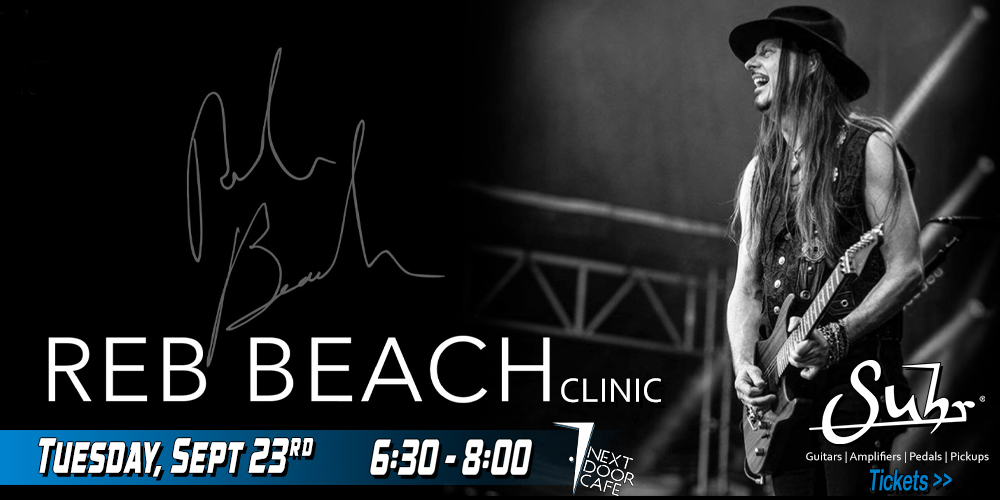 Reb Beach Clinic Back At Next Door Cafe!