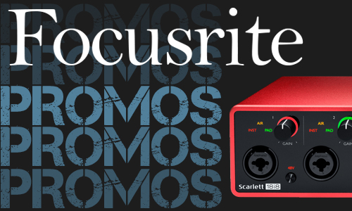 Current Focusrite Promotions